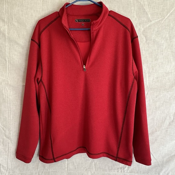 Pebble Beach Other - Pebble Beach Pullover Performance M Red Broken Zipper Fair